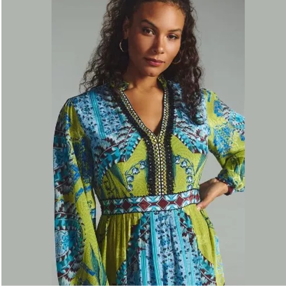 Patterned boho maxi dress, size 20W - Picture 6 of 11